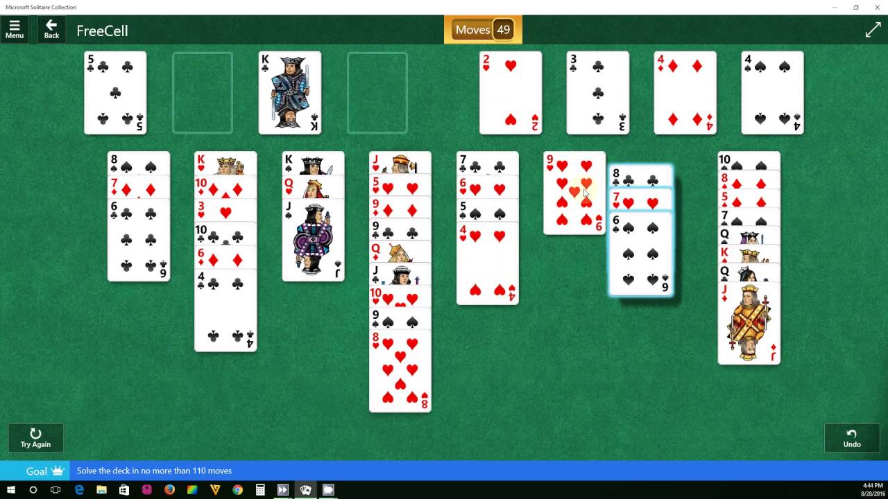 what is the highest level in freecell